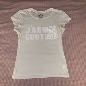 Vintage cream Juicy Couture Tee
